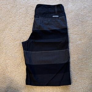 Calvin Klein Jeans Black and Gray Shorts